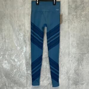 NUX Women's Steely Skies High Life High-Waist Open Mesh Seamless Pull-On Ankle